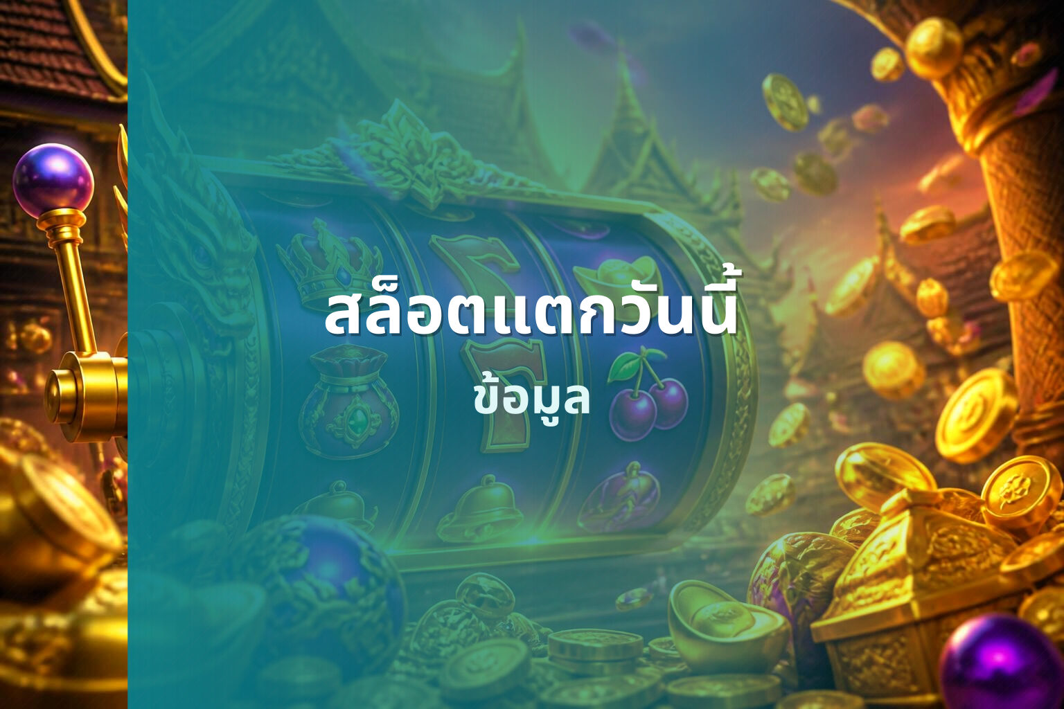 สล็อตแตกวันนี้ ข้อมูล